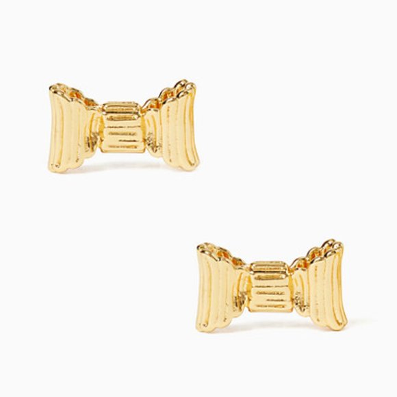 kate spade Jewelry - ❤️ Kate Spade all wrapped studs gold 💕